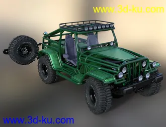 3D打印模型Snake Wrangler Truck的图片