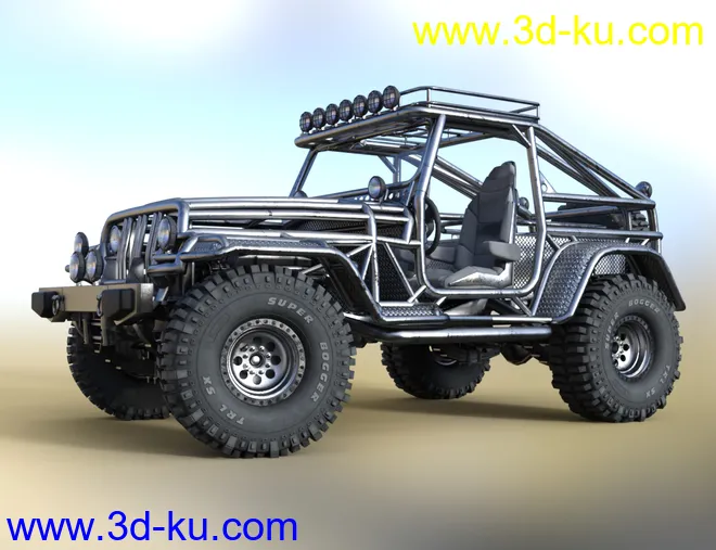 Snake Wrangler Truck模型的图片8