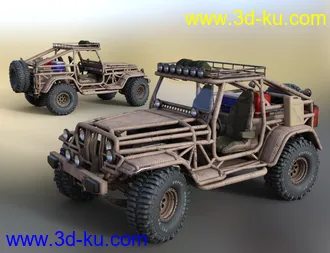 3D打印模型Snake Wrangler Truck的图片