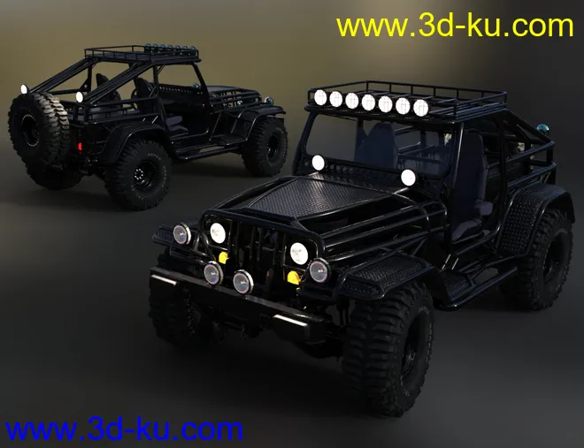 Snake Wrangler Truck模型的图片11
