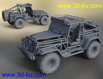3D打印模型Snake Wrangler Truck的图片