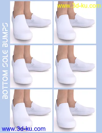 3D打印模型Sneakers for Genesis 8.1 & Victoria 8.1的图片