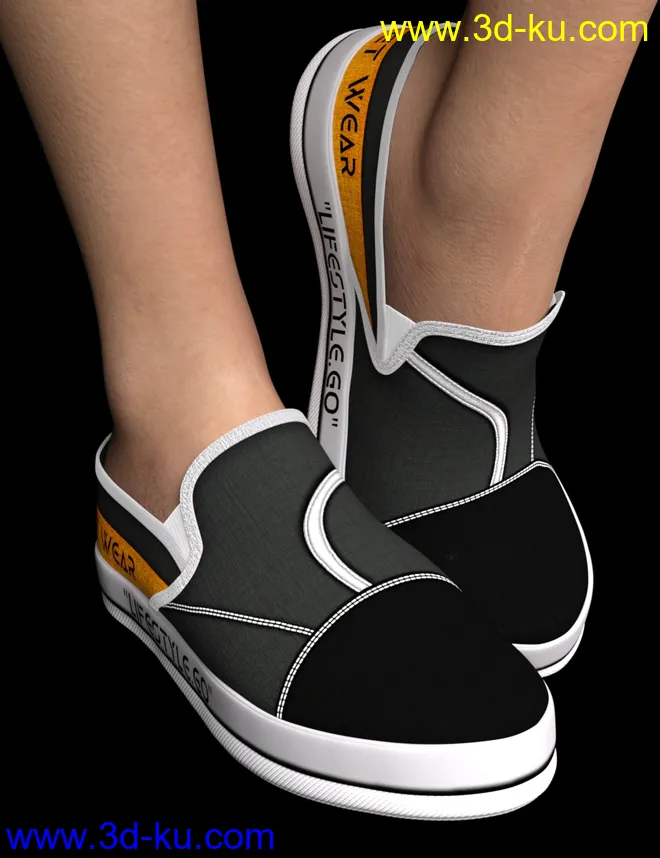 Sneakers for Genesis 8.1 & Victoria 8.1模型的图片13