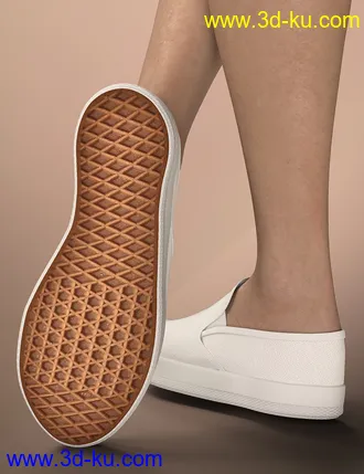 3D打印模型Sneakers for Genesis 8.1 & Victoria 8.1的图片