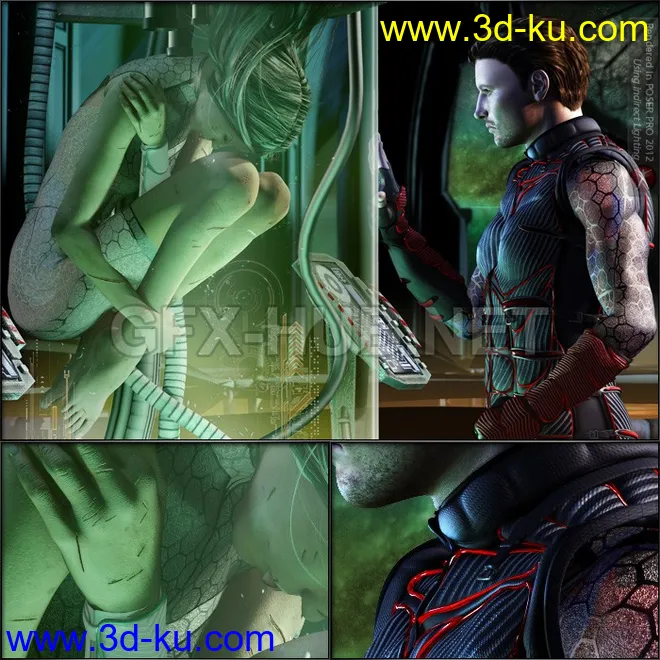 SolidGear megabundle for Victoria 4 and Michael 4模型的图片1