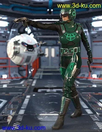 3D打印模型Space Runner Outfit for Genesis 8 Female(s)的图片