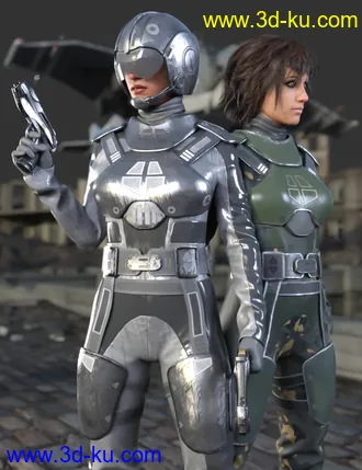 3D打印模型Space Runner Outfit for Genesis 8 Female(s)的图片