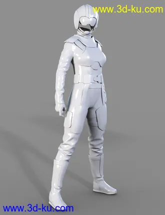 3D打印模型Space Runner Outfit for Genesis 8 Female(s)的图片