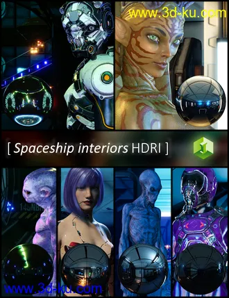3D打印模型Spaceship Interiors HDRI的图片
