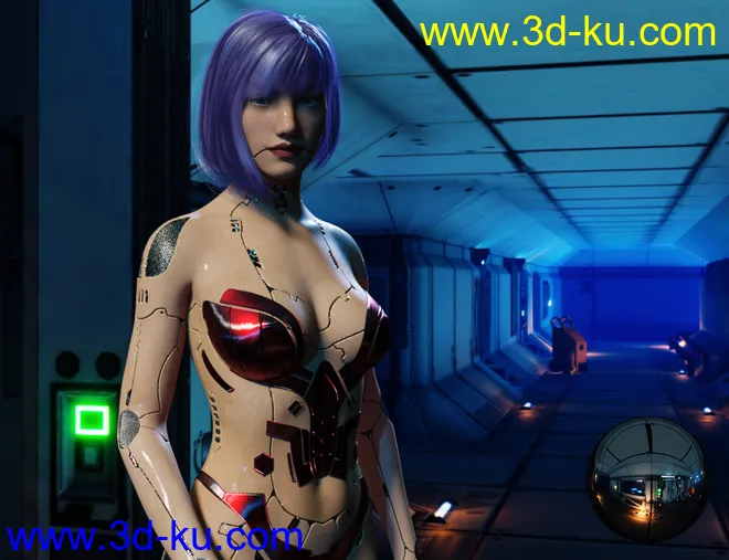 Spaceship Interiors HDRI模型的图片5