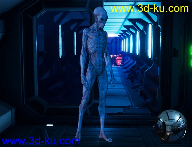 Spaceship Interiors HDRI模型的图片7