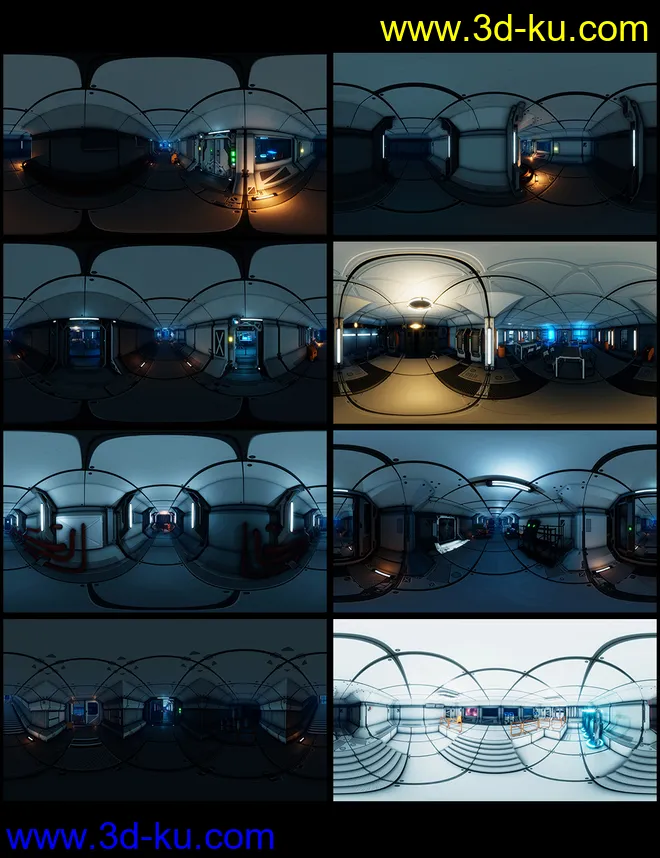 Spaceship Interiors HDRI模型的图片8