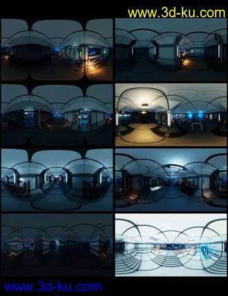 3D打印模型Spaceship Interiors HDRI的图片