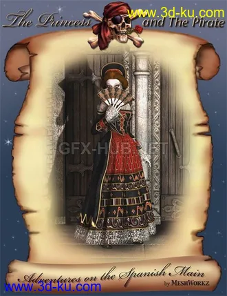 3D打印模型SPANISH PRINCESS for Aiko的图片