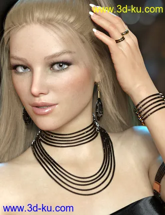 3D打印模型Sparkling Jewelry for Genesis 8 and 8.1 Females的图片