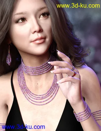 3D打印模型Sparkling Jewelry for Genesis 8 and 8.1 Females的图片