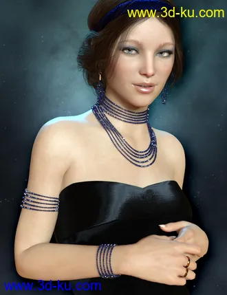 3D打印模型Sparkling Jewelry for Genesis 8 and 8.1 Females的图片