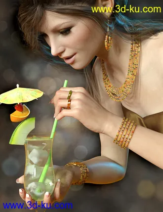 3D打印模型Sparkling Jewelry for Genesis 8 and 8.1 Females的图片