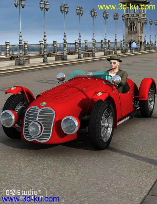 Sports Car Meteor 1947模型的图片1