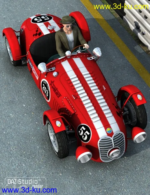 Sports Car Meteor 1947模型的图片2