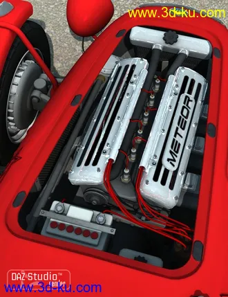 3D打印模型Sports Car Meteor 1947的图片