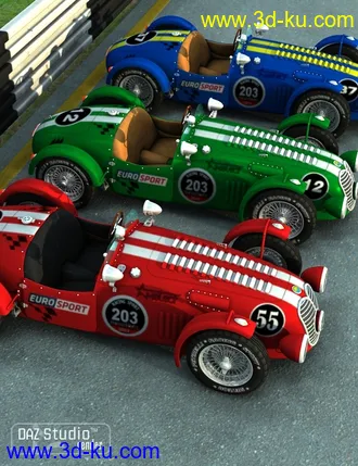 3D打印模型Sports Car Meteor 1947的图片