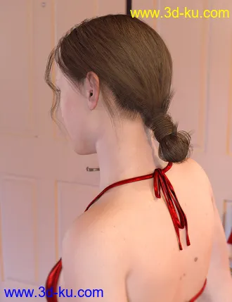 3D打印模型Sprite's Leisure Hair for Genesis 8 Female(s)的图片