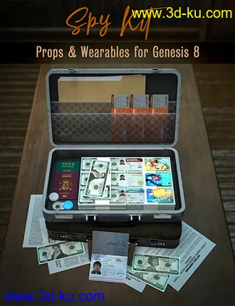 SPY KIT for Genesis 8 Male(s) and Female(s)模型的图片3