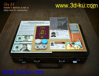 SPY KIT for Genesis 8 Male(s) and Female(s)模型的图片5