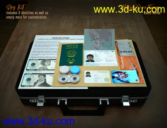 3D打印模型SPY KIT for Genesis 8 Male(s) and Female(s)的图片