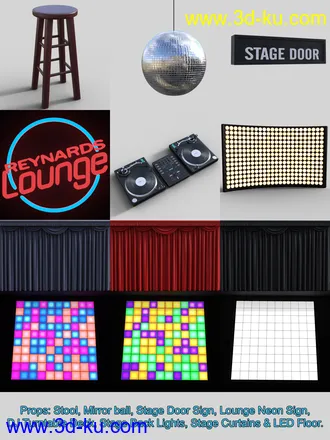 3D打印模型Stage Props的图片