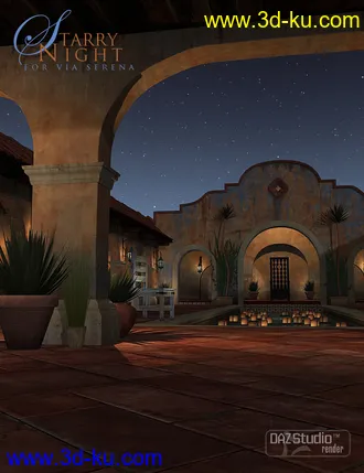 3D打印模型Starry Night for Via Serena的图片