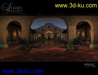 3D打印模型Starry Night for Via Serena的图片