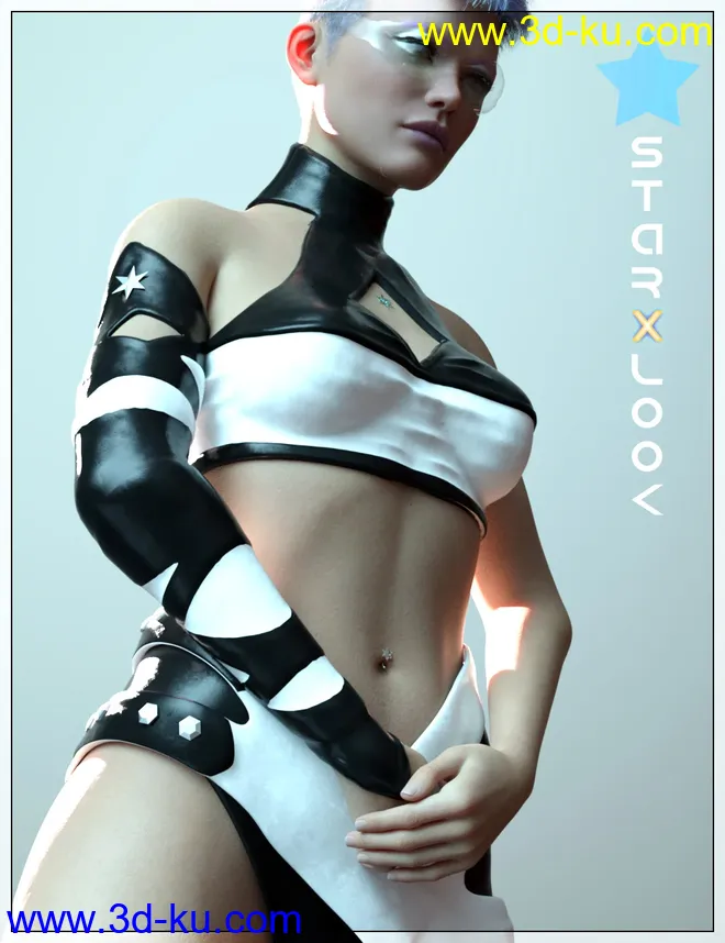 StarXlook Scifi Outfit for Genesis 8 Female(s)模型的图片1