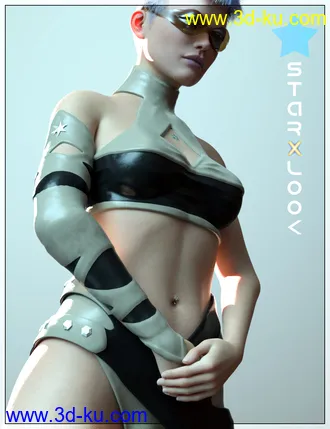 3D打印模型StarXlook Scifi Outfit for Genesis 8 Female(s)的图片