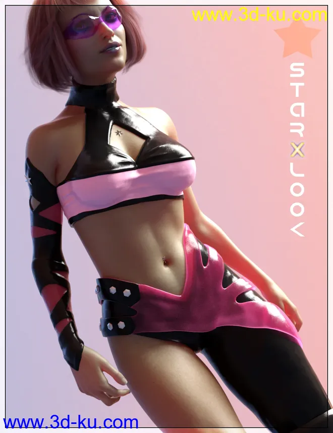 StarXlook Scifi Outfit for Genesis 8 Female(s)模型的图片4
