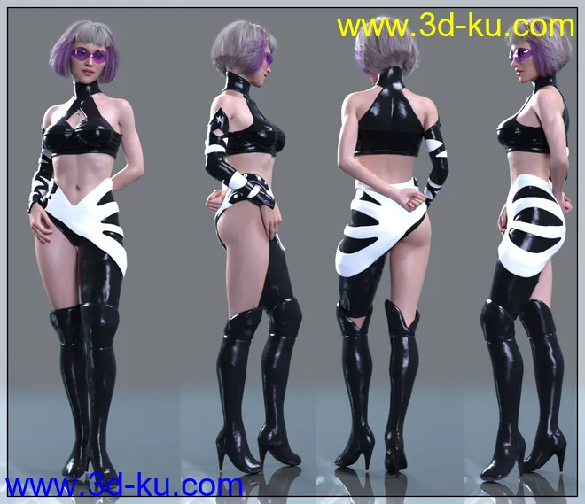 StarXlook Scifi Outfit for Genesis 8 Female(s)模型的图片5
