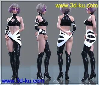 3D打印模型StarXlook Scifi Outfit for Genesis 8 Female(s)的图片