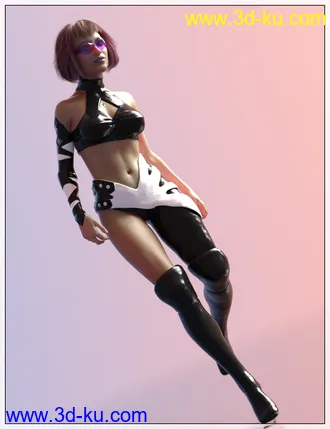 3D打印模型StarXlook Scifi Outfit for Genesis 8 Female(s)的图片