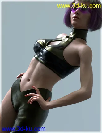 3D打印模型StarXlook Scifi Outfit for Genesis 8 Female(s)的图片