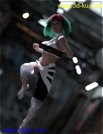 3D打印模型StarXlook Scifi Outfit for Genesis 8 Female(s)的图片