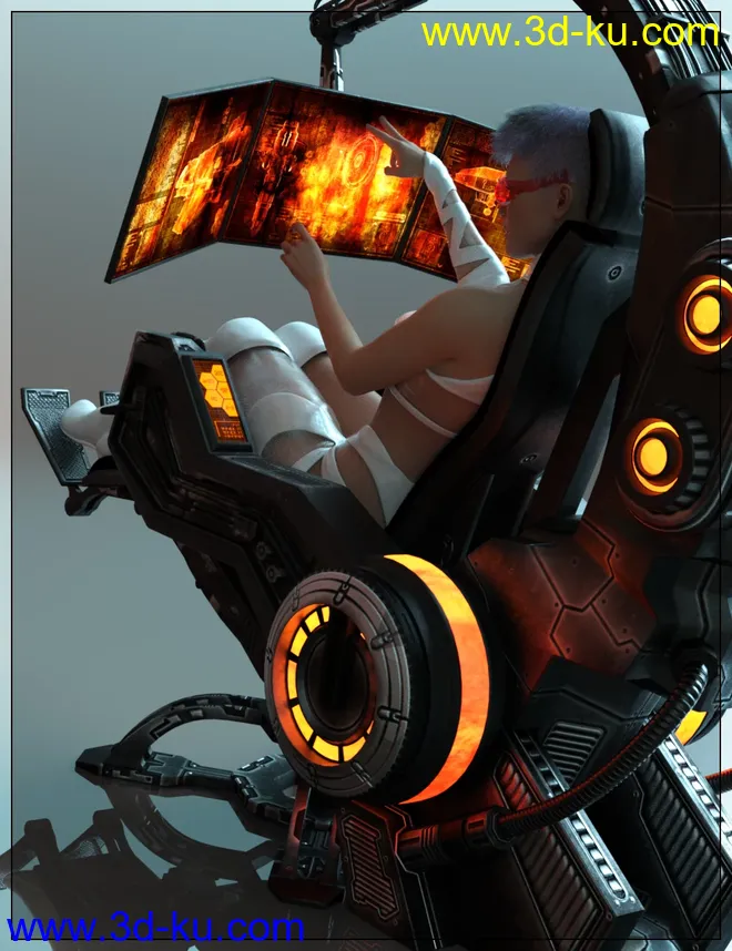 StarXlook Scifi Outfit for Genesis 8 Female(s)模型的图片11