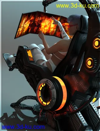 3D打印模型StarXlook Scifi Outfit for Genesis 8 Female(s)的图片