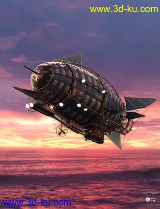 3D打印模型Steam Powered Dirigible的图片