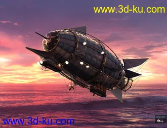 3D打印模型Steam Powered Dirigible的图片