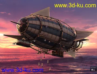 3D打印模型Steam Powered Dirigible的图片