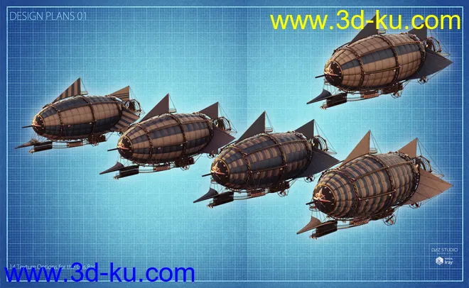 Steam Powered Dirigible模型的图片6