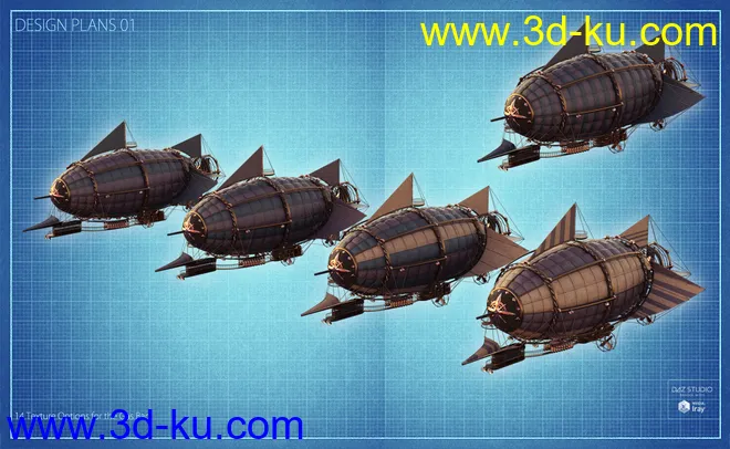 Steam Powered Dirigible模型的图片7