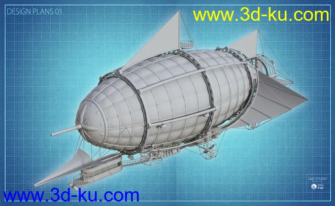 Steam Powered Dirigible模型的图片9