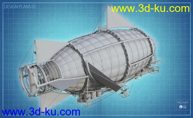 Steam Powered Dirigible模型的图片10